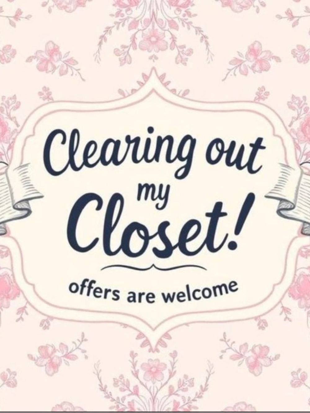 Clearing Out My Closet
